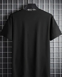 Stylish Black Mens Monkey D Luffy Anime T Shirt - Black, L