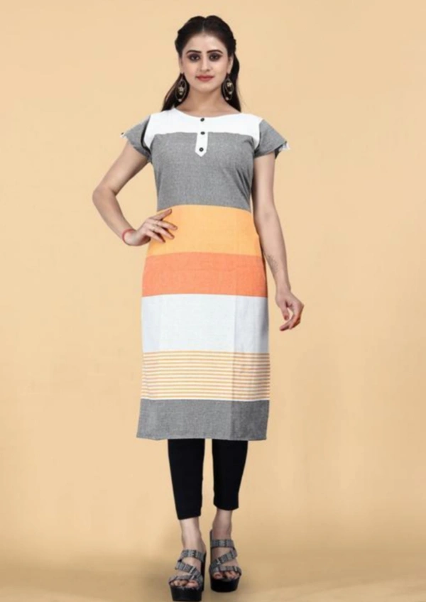 Stylish Khadi Cotton Kurti - S