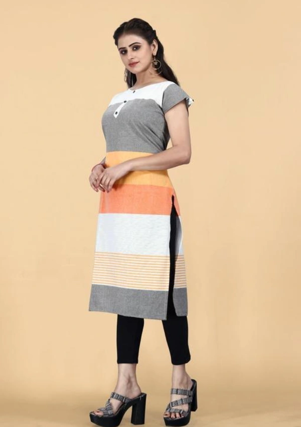 Stylish Khadi Cotton Kurti - S