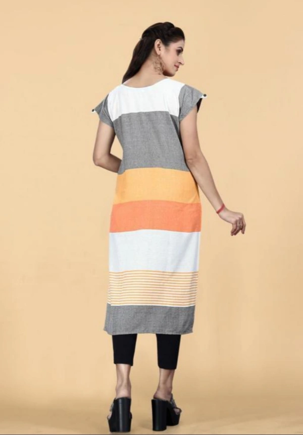 Stylish Khadi Cotton Kurti - M