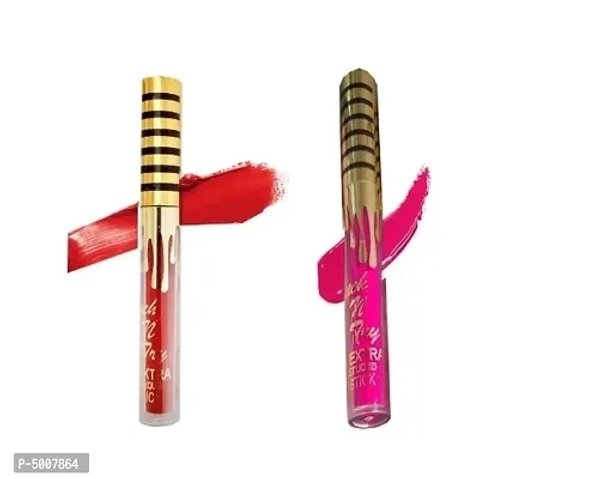 Galsmaky Liquid Red Matte Long Lasting Lipstick - Radical Red