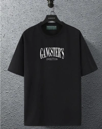 Gangster Revolution Trendy T-shirts - Black, L
