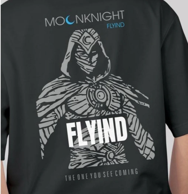 Moonknight Black Theme T-shirts For Boys - Black, L
