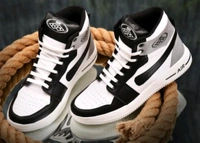 Casual Trendy Shoes For Men  White And Black - White, IND-9
