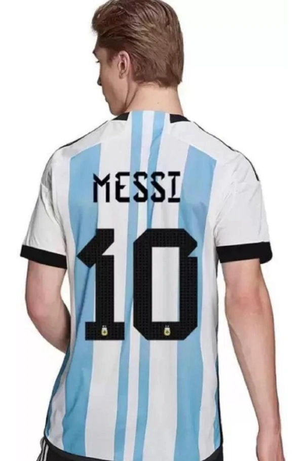 Leo Messi Argentina Home 2023/2024 Jersey For Boys - White, S
