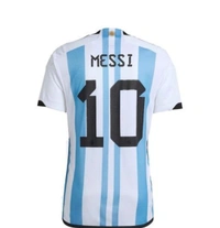Leo Messi Argentina Home 2023/2024 Jersey For Boys - White, M