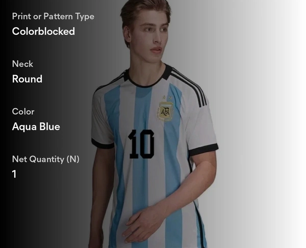 Leo Messi Argentina Home 2023/2024 Jersey For Boys - White, M