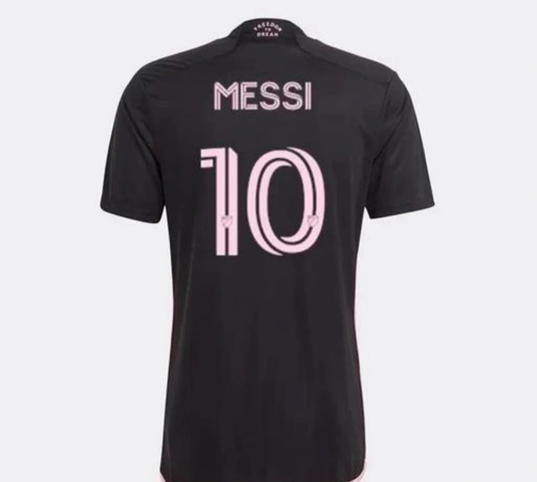 Leo Messi Inter Miami 2023/2024 Away Jersey - Black, 8-9