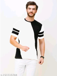 Regular Fit T-shirt For Casual Party Wear  - White, XL