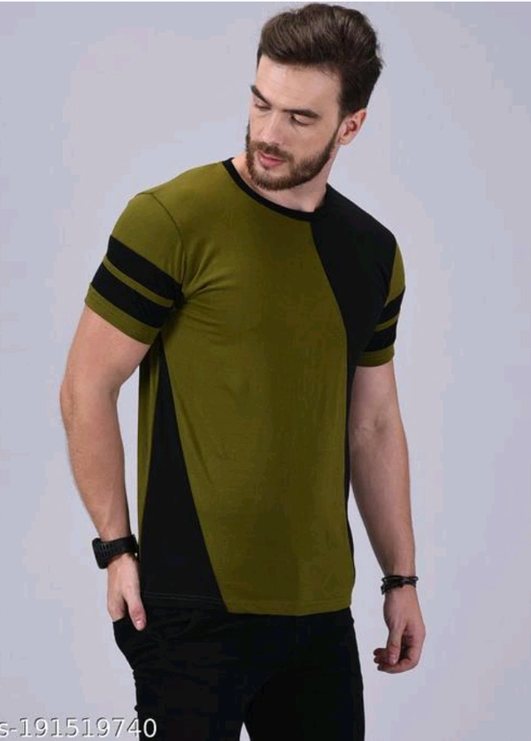 Regular Fit T-shirt For Casual Party Wear  - Japanese Laurel, XL