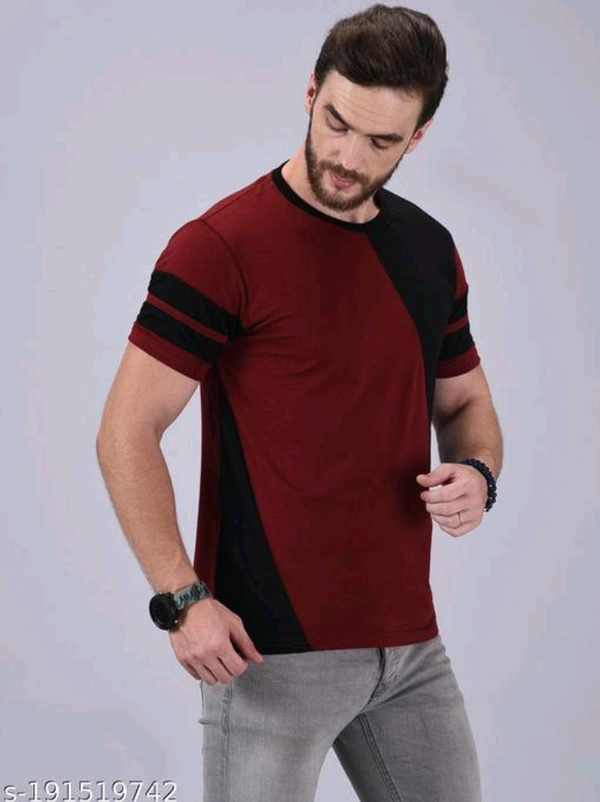 Regular Fit T-shirt For Casual Party Wear  - Stiletto, XXL