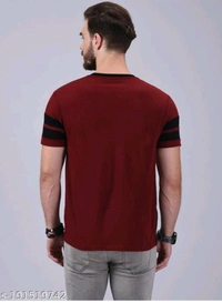 Regular Fit T-shirt For Casual Party Wear  - Stiletto, L