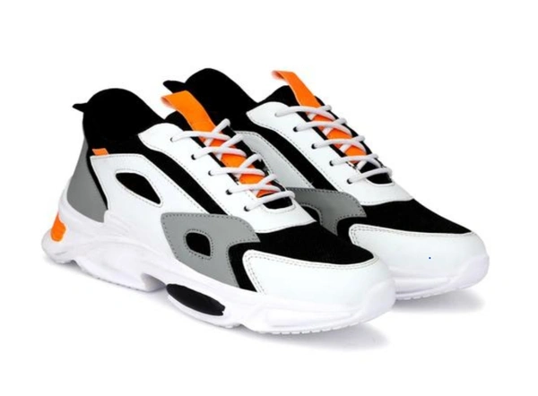 Trendy Sneakers For Boys And Men's  - White, IND-7