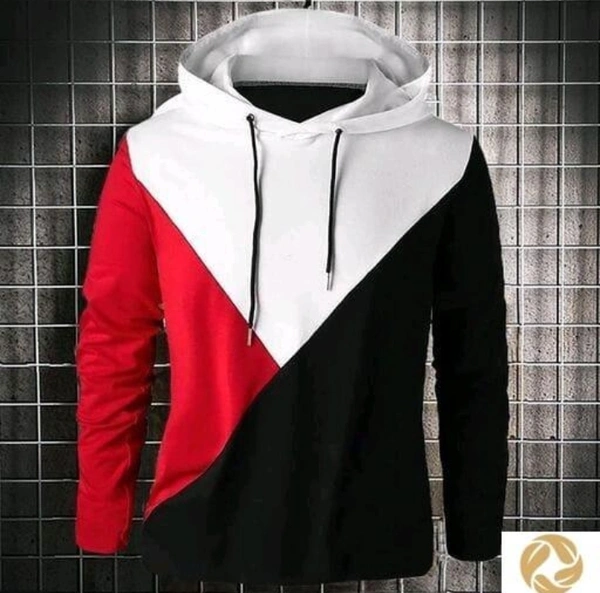 Stylish Elegant Men Swetshirt Red - Red, XXL