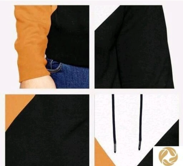Stylish Elegant Men Swetshirt Orange - Web Orange, XL