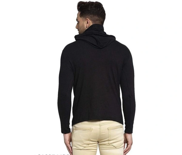 Full Sleeves Hoodie For Boys And Men's  - Black, L
