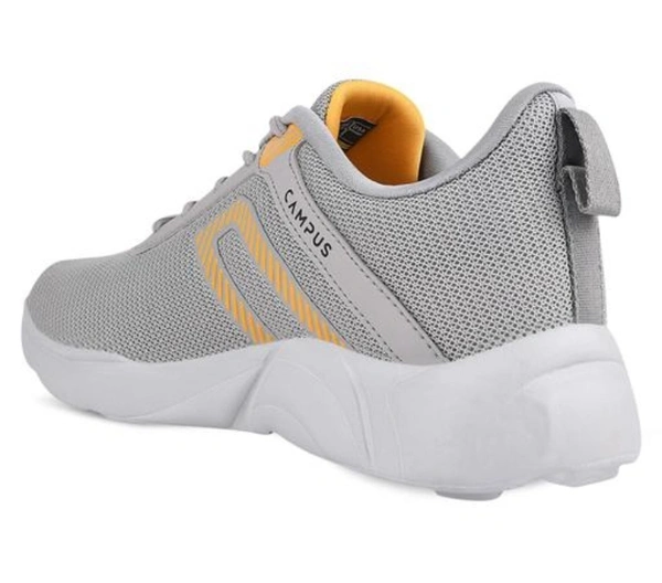 Campus Camp Casper Grey Man Running Shoes - Gray, IND-7