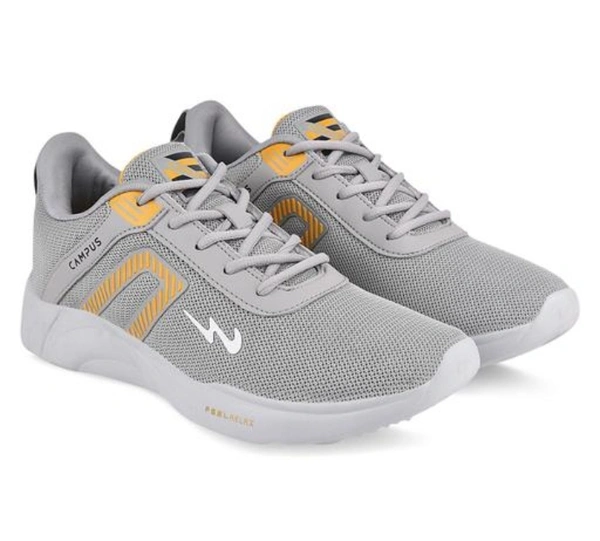 Campus Camp Casper Grey Man Running Shoes - Gray, IND-10