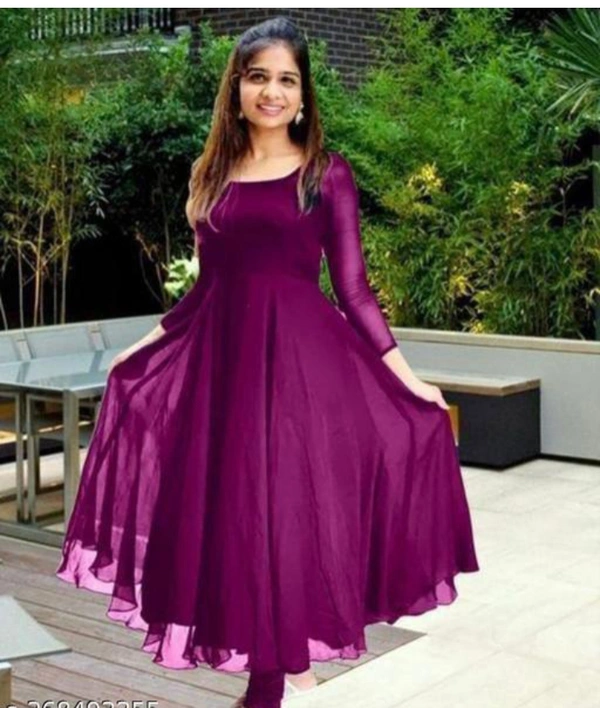 Purple beauty Kurti  - Purple, Xl