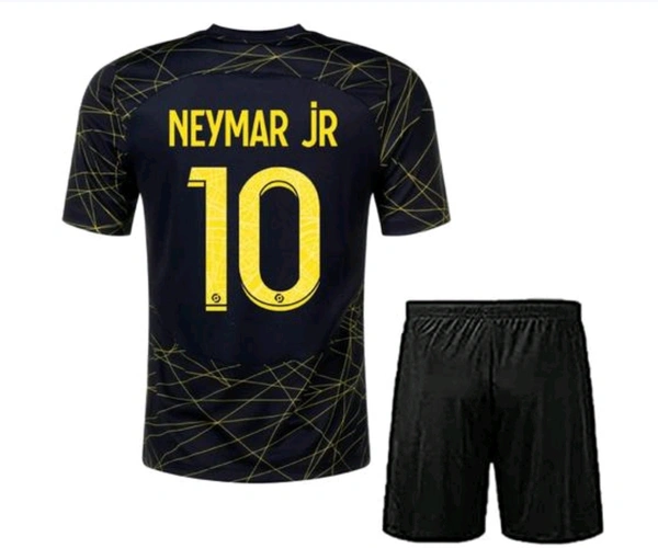 Neymar Junior PSG Away Jersey No.10 - Black, 15-16