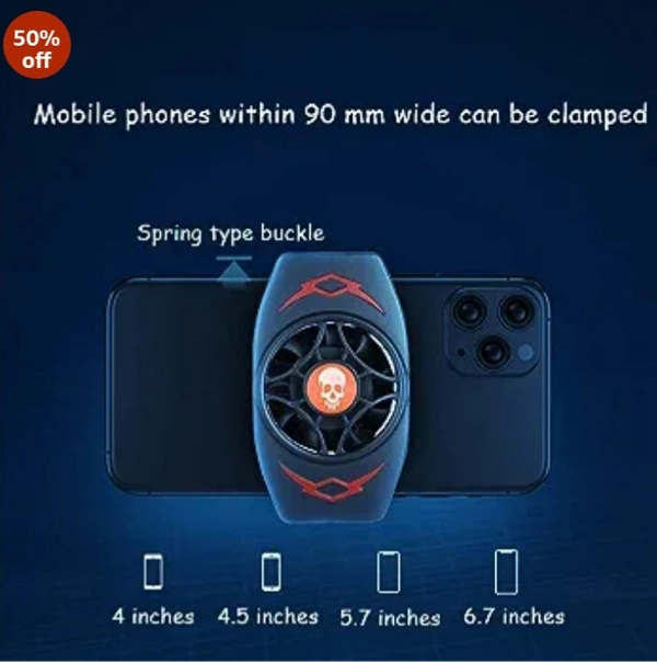 Up To High  Gaming Phone Cooler Generation 1 - Black