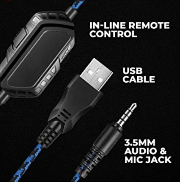 Cosmic Byte COSMIC BYTE GS430 GAMING HEADPHONE WITH RGB LIGHT AND NOICE CANCELATION TECHNOLOGY  - Black
