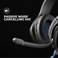 Cosmic Byte COSMIC BYTE GS430 GAMING HEADPHONE WITH RGB LIGHT AND NOICE CANCELATION TECHNOLOGY  - Black