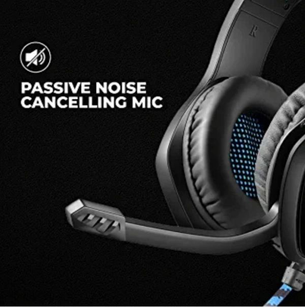 Cosmic Byte COSMIC BYTE GS430 GAMING HEADPHONE WITH RGB LIGHT AND NOICE CANCELATION TECHNOLOGY  - Black