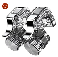GADGETS WRAP  GADGETSWRAP Mobile Gaming Fire Button Trigger Touch Screen Compatible with PUBG Mobile Game Controller - Transparent - transparent