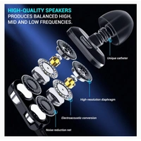 PTron Boom Ultima V2 Dual Driver, in Ear Gaming Wired Earphones with Mic, Volume Control, Passive Noise Cancelling Boom 3 with 3.5mm Audio Jack & 1.2M Tangle-Free Cable (Black)