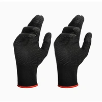 We Terio WaTerio Full Hand Pubg Glove Anti-Sweat & Breathable Glove Sleeve Touchscreen Gloves for All Mobile Gaming (1 Pair- Black)