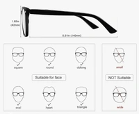 CREEK Blue Light Blocking Glasses Gaming Filter Square Eyeglasses for Eye Protection Men Women, Computer/Tablet/Laptop/Mobile/TV, Anti-blue & Anti eyestrain (with Testing Kit, and Lens Cleaner) - BLACK, 14 x 14 x 4.2 Centimeters
180g