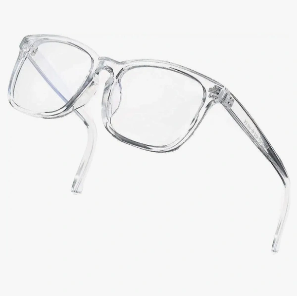 CREEK Blue Light Blocking Glasses Gaming Filter Square Eyeglasses for Eye Protection Men Women, Computer/Tablet/Laptop/Mobile/TV, Anti-blue & Anti eyestrain (with Testing Kit, and Lens Cleaner) - TRANSPARENT, 14 x 14 x 4.2 Centimeters
180g