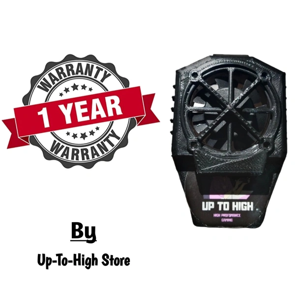 Up-To-High  Gaming Phone Cooler Hyper Generation - 1 By Up-To-High  - Black