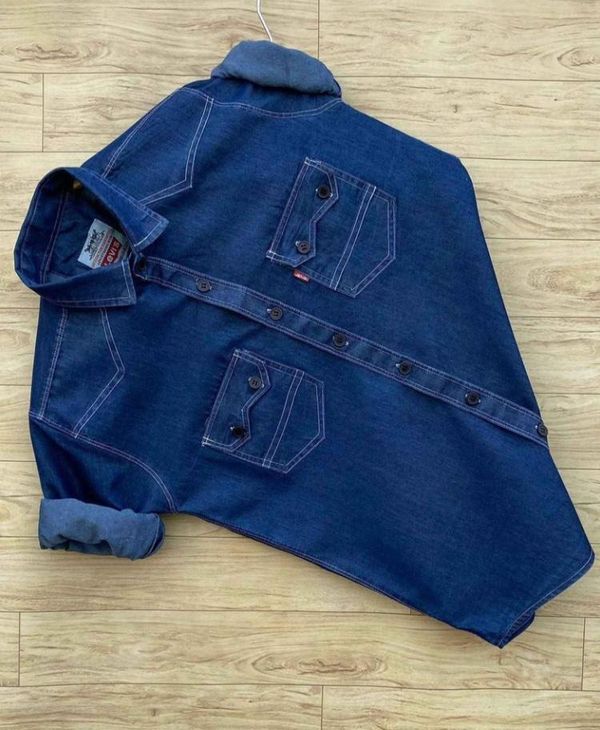 Levis Denim Shirt - L, Prussian Blue