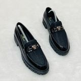 Versace Medusa-head leather loafers - Black, 8