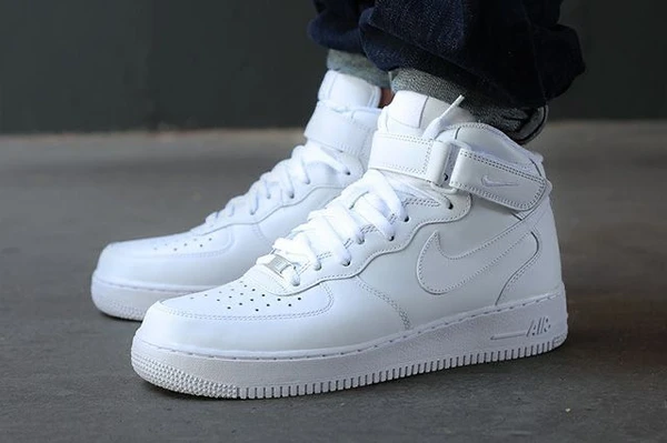 Nike Airforce Mid Ankle - White, 40