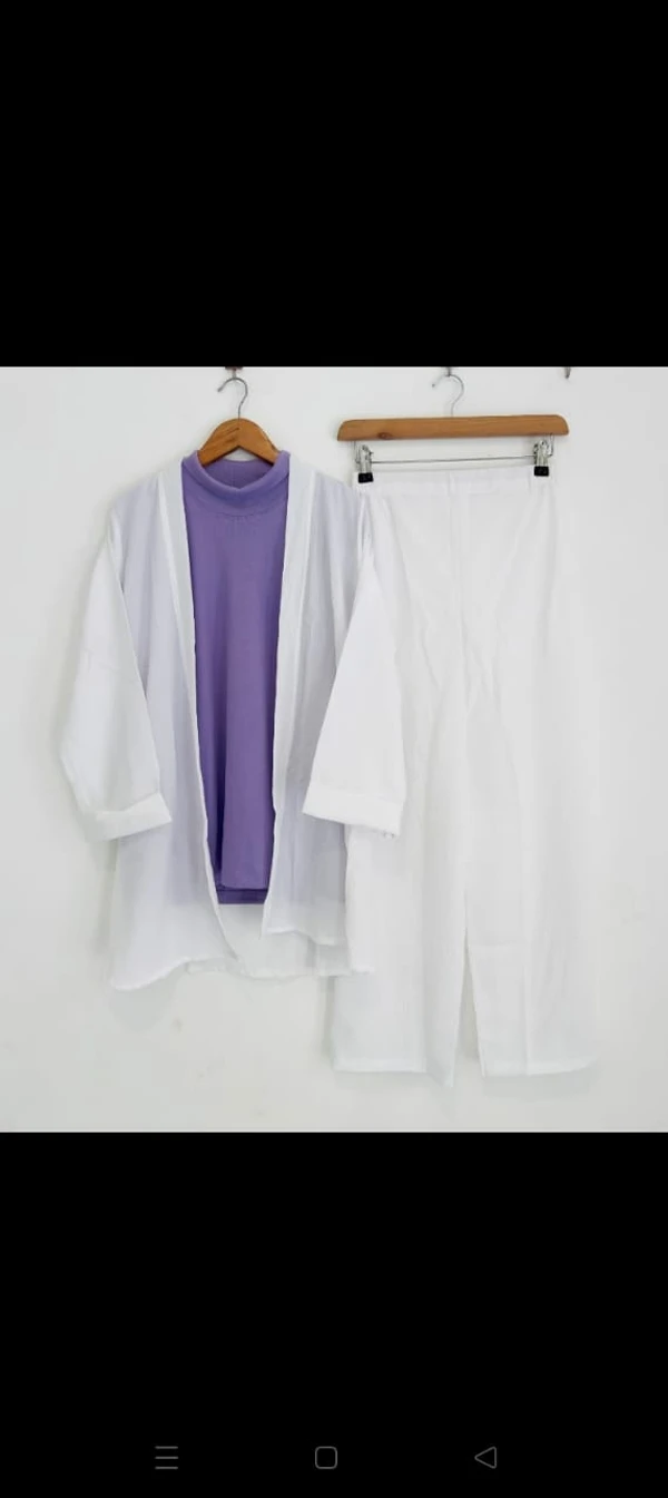 Trending Combo Set - White, L