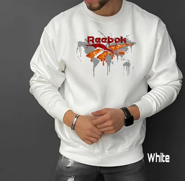 Reebok Premium Quality Reebok Winter Sweatshirt - White, Xl42