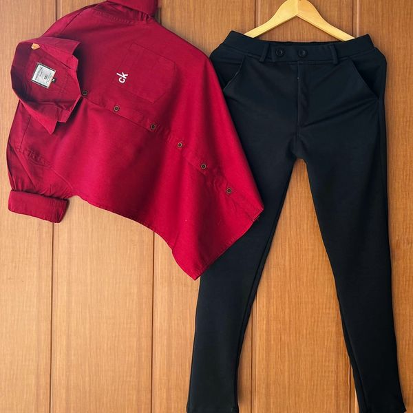 Calvin Klein,lycra Calvin Klein Zara Cotton Pant+Lycra Pant - Red, Xxl42/34