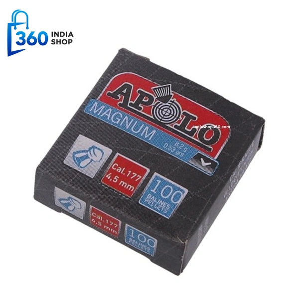 Apolo Magnum AirGun Pellets .177 / 4.5 mm, 100 pcs 0.55g/8.48gr 