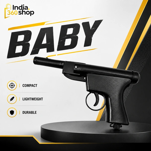 Baby Full Black Metal Airgun / Air Pistol