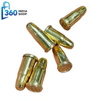 9MM Fake Dummy Metal Bullets Golden - Gold