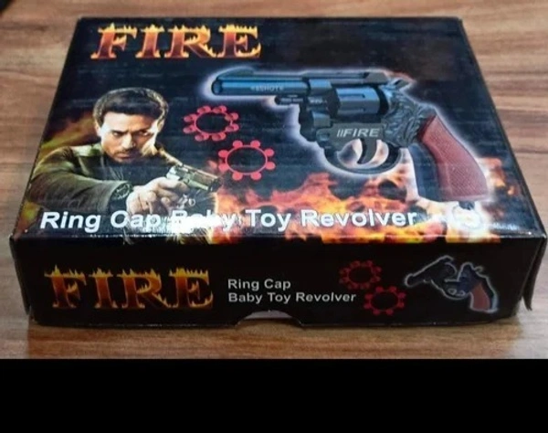 Ring Cap Revolver Full Body Metal Fire Gun For Diwali & Kids