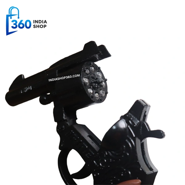 Ring Cap Revolver Full Body Metal Fire Gun For Diwali & Kids