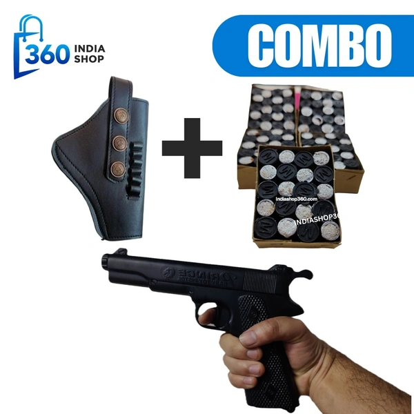 World War Black Sound Gun | Combo Price | Cork Gun For Diwali & Other Occassions