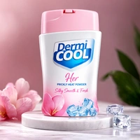 Dermi Cool Her Prickly Heat Powder – Silky Smooth & Fresh,50gm