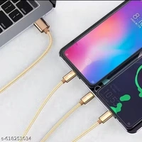 3 in 1 Fast Charging Cable With Box With 6 Month Warranty