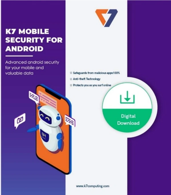 K7 Antivirus For Android 1 User 1 Year