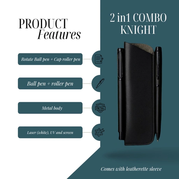 2 In 1 Pen Combo Knight